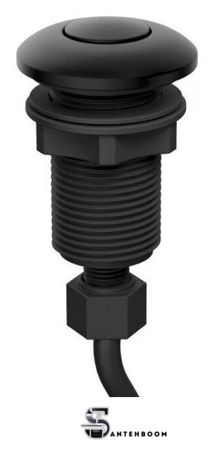 Пневматическая кнопка ZorG Black PK BL - Изображение №2 — Интернет-магазин santehboom.by