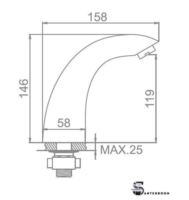 Смеситель Ledeme H55 L1055-14 - Изображение №3 — Интернет-магазин santehboom.by