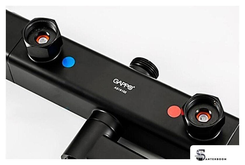 Душевая система  Gappo G2491-6 (черный) - Изображение №10 — Интернет-магазин santehboom.by