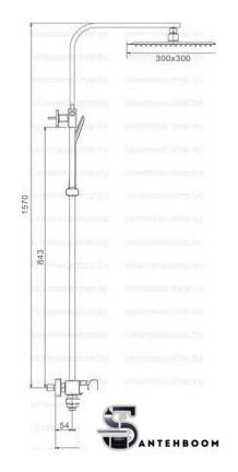 Душевая система  Gappo G2407-3 - Изображение №9 — Интернет-магазин santehboom.by