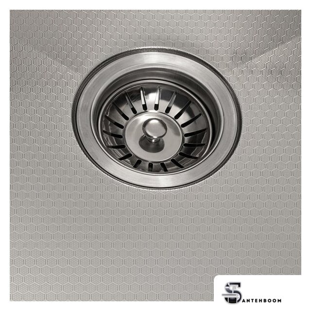 Кухонная мойка ARFEKA ECO AR 450*450 SATIN DECOR - Изображение №3 — Интернет-магазин santehboom.by