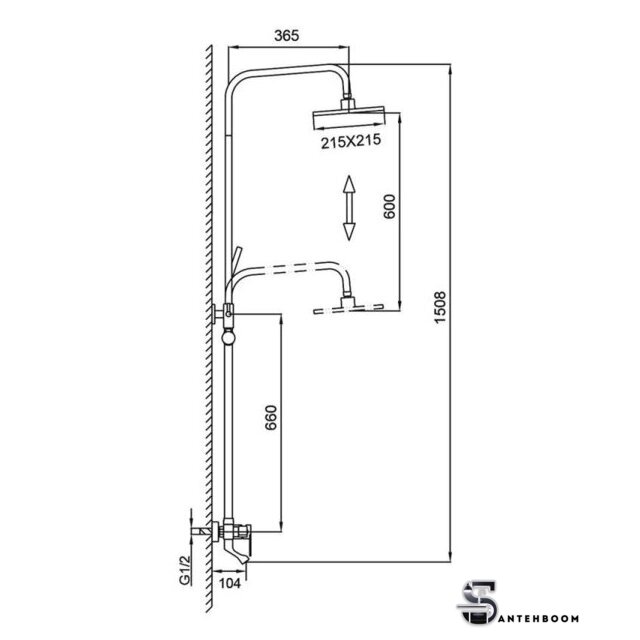 Душевая система  Frud R24001 - Изображение №2 — Интернет-магазин santehboom.by