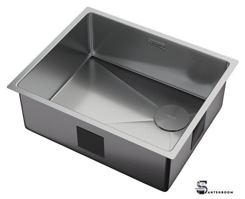 Кухонная мойка ZorG Zerox 54 U / IF Side SF Steel - Изображение №2 — Интернет-магазин santehboom.by