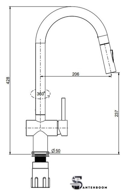Смеситель Splenka S204.49.05 - Изображение №2 — Интернет-магазин santehboom.by