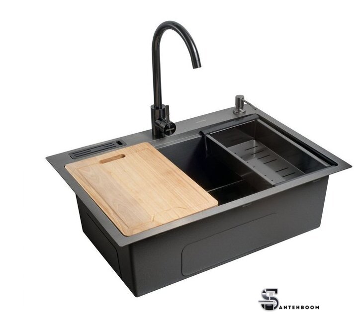 Кухонная мойка Zepein D6550H (PVD) Professional - Изображение №4 — Интернет-магазин santehboom.by