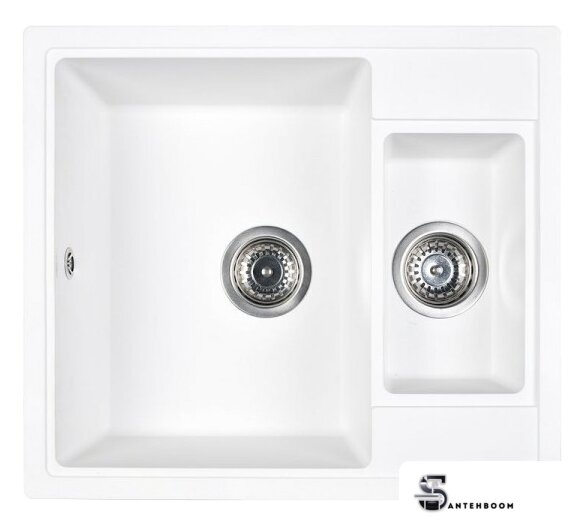 Кухонная мойка Wisent WQ580-28 (белый) - Изображение №1 — Интернет-магазин santehboom.by