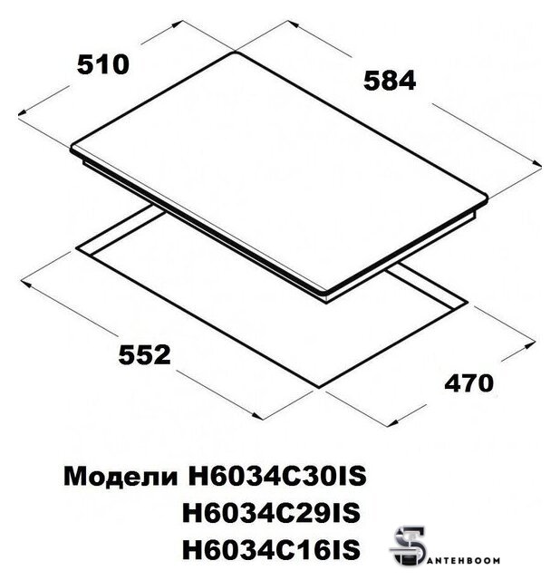Варочная панель Schtoff H6034C29IS White - Изображение №5 — Интернет-магазин santehboom.by