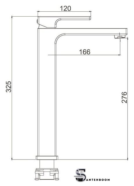 Смеситель Gappo G1018-2 - Изображение №2 — Интернет-магазин santehboom.by