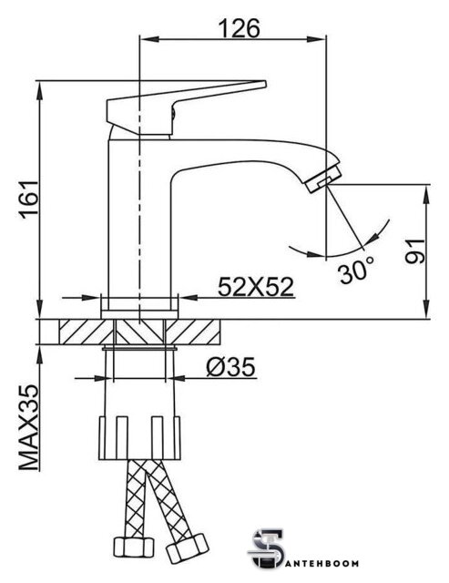 Смеситель FRAP F1076-6 - Изображение №15 — Интернет-магазин santehboom.by