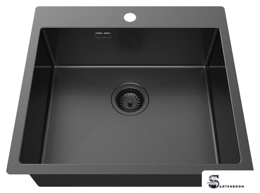 Кухонная мойка ZorG ZRN 5055 Premium PVD Gunblack - Изображение №2 — Интернет-магазин santehboom.by