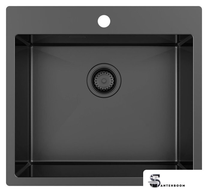 Кухонная мойка ZorG ZRN 5055 Premium PVD Gunblack - Изображение №1 — Интернет-магазин santehboom.by
