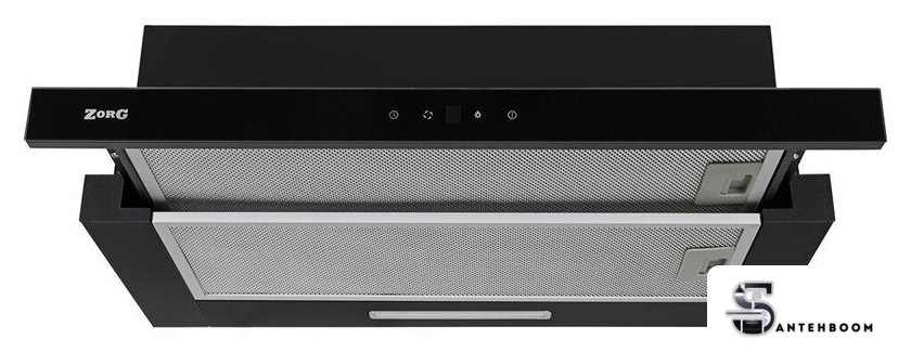 Кухонная вытяжка ZorG Slim 1030 60 S (черный) - Изображение №2 — Интернет-магазин santehboom.by