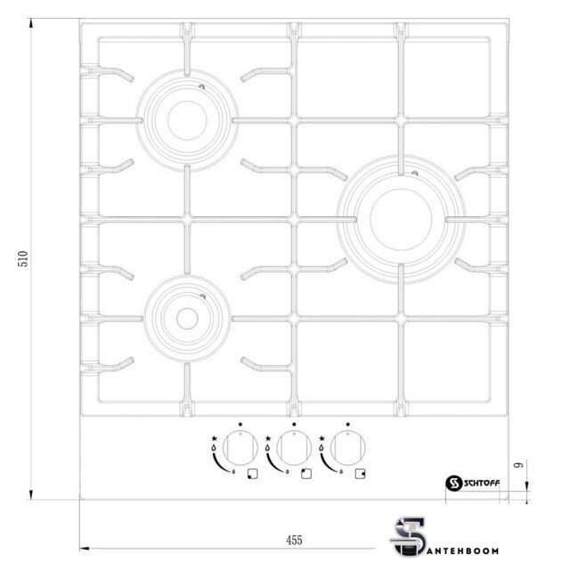 Варочная панель Schtoff H4501C15IS White - Изображение №9 — Интернет-магазин santehboom.by