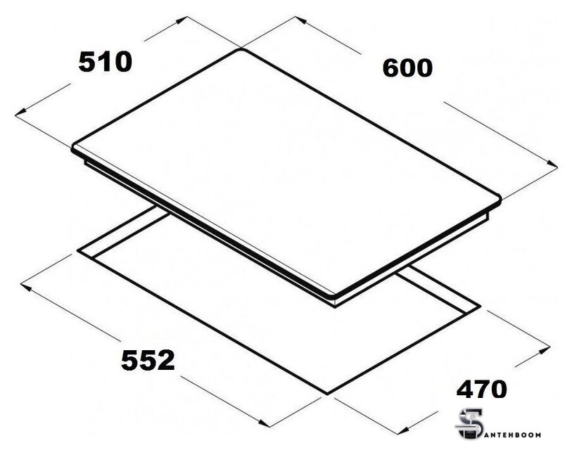 Варочная панель Schtoff H6001C02IS White - Изображение №3 — Интернет-магазин santehboom.by