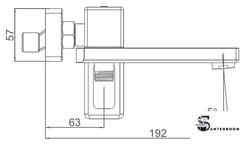 Смеситель Gappo G3217-9 - Изображение №2 — Интернет-магазин santehboom.by