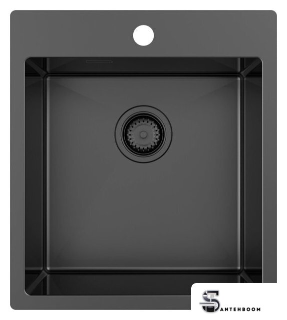 Кухонная мойка ZorG ZRN 5045 Premium PVD Gunblack - Изображение №1 — Интернет-магазин santehboom.by