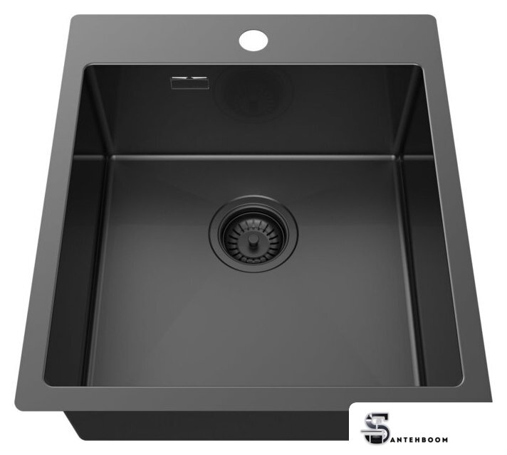 Кухонная мойка ZorG ZRN 5045 Premium PVD Gunblack - Изображение №2 — Интернет-магазин santehboom.by
