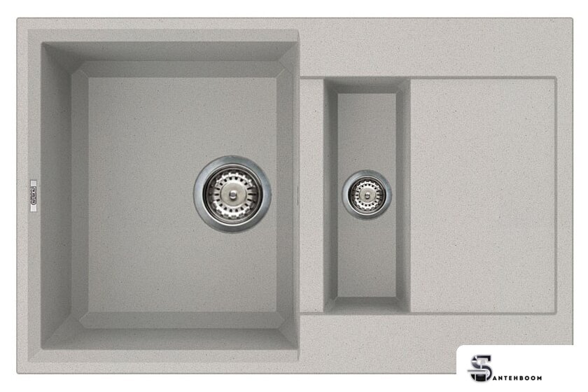 Кухонная мойка Elleci Easy 325 Aluminium 79 - Изображение №1 — Интернет-магазин santehboom.by