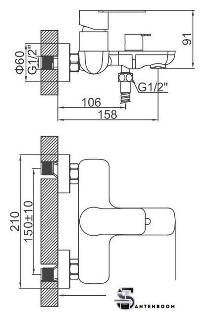 Смеситель Ledeme L73218 - Изображение №2 — Интернет-магазин santehboom.by