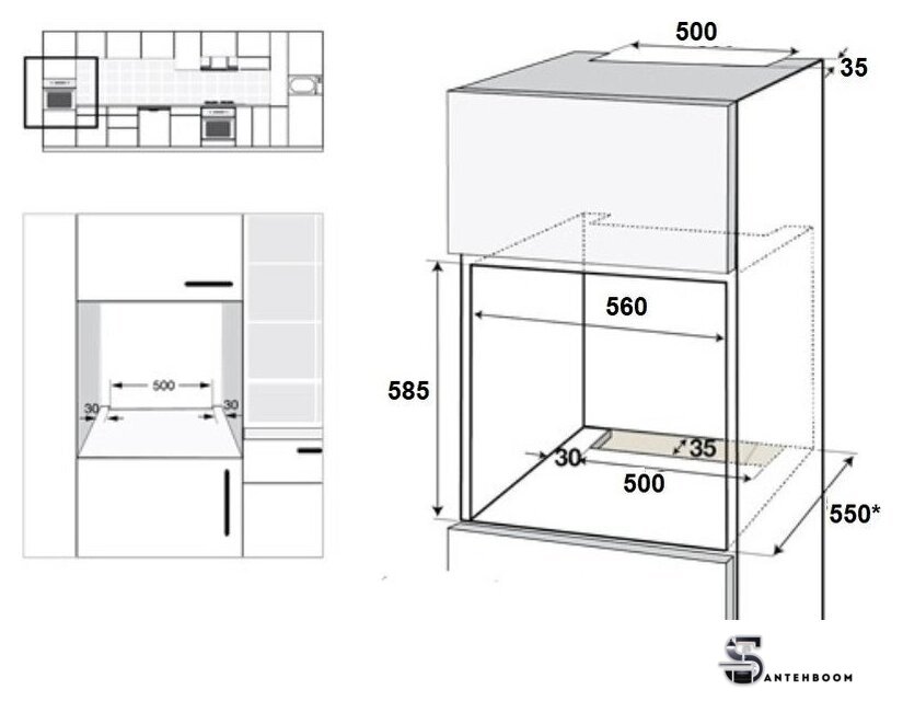 Электрический духовой шкаф Schtoff Decor 950 - Изображение №6 — Интернет-магазин santehboom.by