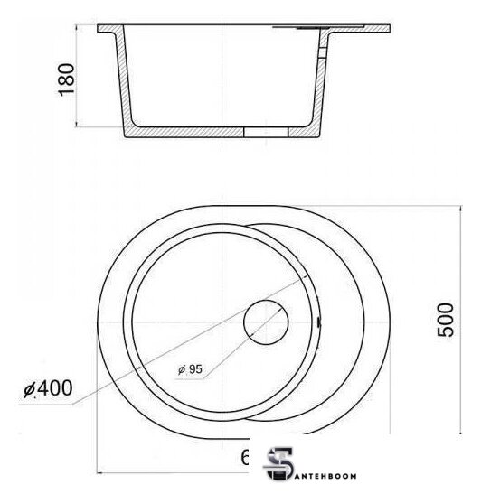 Кухонная мойка Wisent WR620-27 (кофе) - Изображение №2 — Интернет-магазин santehboom.by