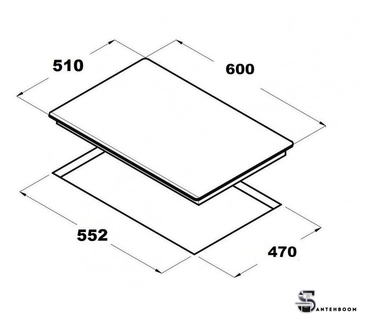 Варочная панель Schtoff H6001C15IS Black - Изображение №5 — Интернет-магазин santehboom.by