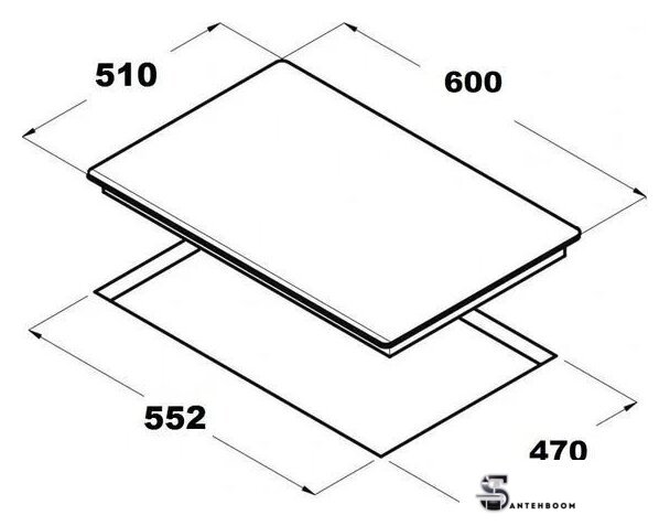 Варочная панель Schtoff H6001C02IS Black - Изображение №4 — Интернет-магазин santehboom.by
