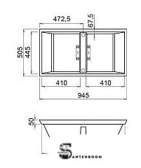 Кухонная мойка Elleci Dogma 100 Slim Black K86 EKD1008686MSLM (standard SIR) - Изображение №2 — Интернет-магазин santehboom.by