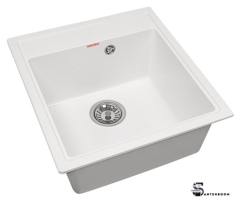 Кухонная мойка ARFEKA Dalago 47 Silken White - Изображение №1 — Интернет-магазин santehboom.by
