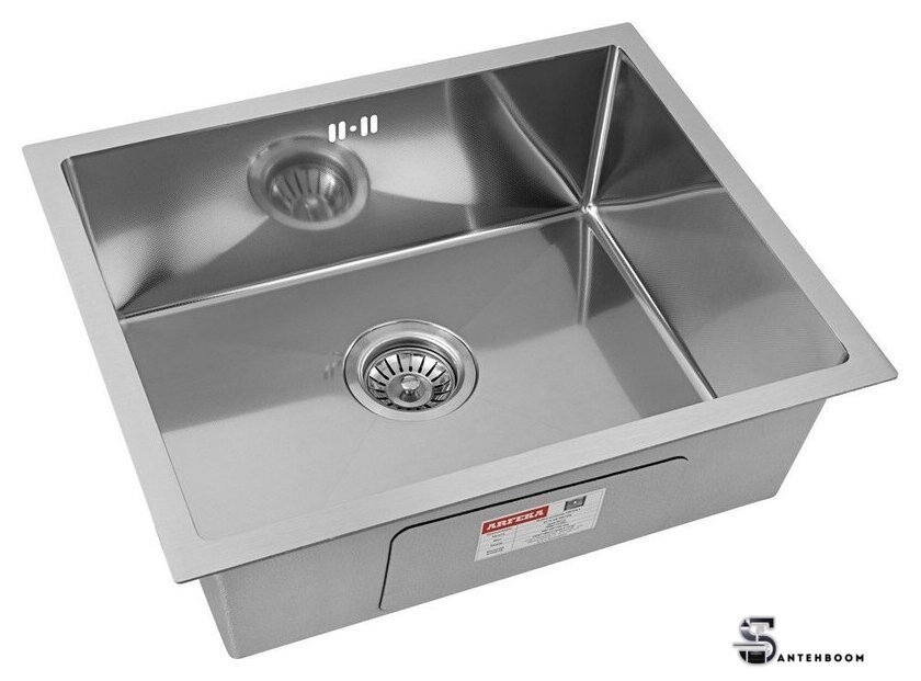 Кухонная мойка ARFEKA ECO AR 550*450 SATIN DECOR MILLET GRAINS - Изображение №1 — Интернет-магазин santehboom.by