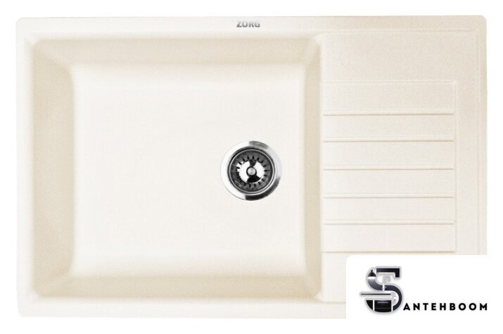Кухонная мойка ZorG Dello 78 (слоновая кость) - Изображение №1 — Интернет-магазин santehboom.by