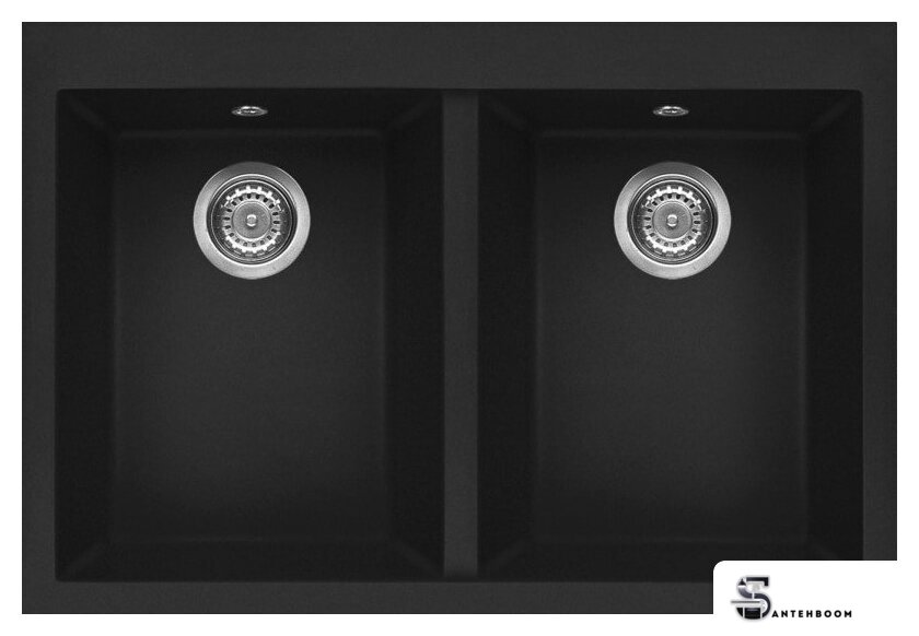 Кухонная мойка Elleci Quadra 340 Nero G40 - Изображение №1 — Интернет-магазин santehboom.by