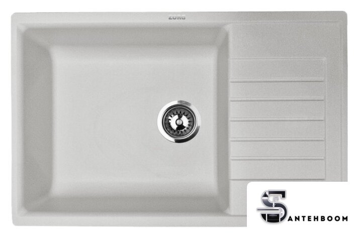 Кухонная мойка ZorG Dello 78 (серый жемчуг) - Изображение №1 — Интернет-магазин santehboom.by