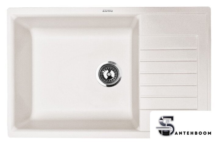 Кухонная мойка ZorG Dello 78 (белый камень) - Изображение №1 — Интернет-магазин santehboom.by