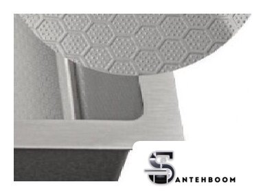 Кухонная мойка Schtoff Undermount Best Decor Silver 4545 - Изображение №4 — Интернет-магазин santehboom.by