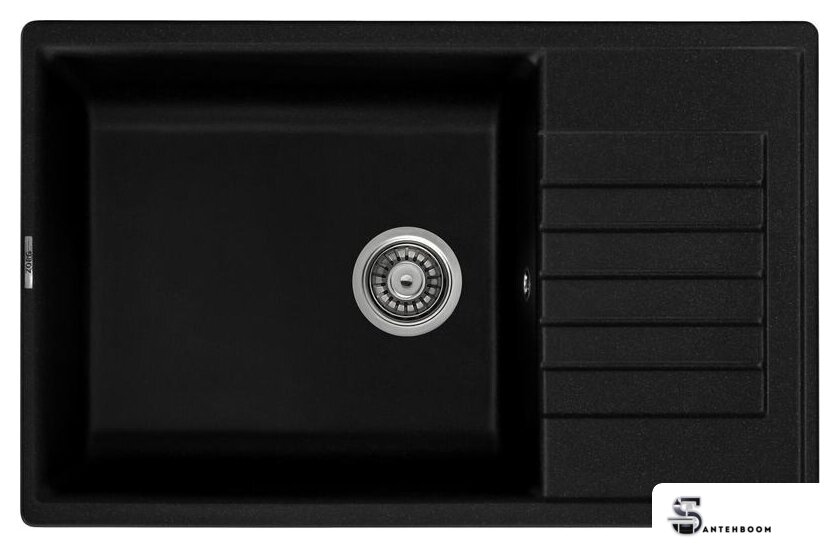 Кухонная мойка ZorG Dello 78 (черный опал) - Изображение №1 — Интернет-магазин santehboom.by