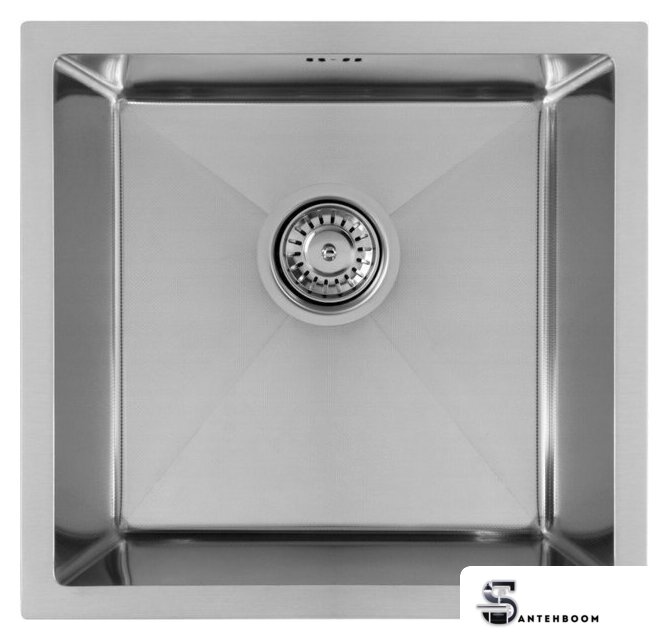Кухонная мойка ARFEKA ECO AR 450*450 SATIN DECOR MILLET GRAINS - Изображение №2 — Интернет-магазин santehboom.by
