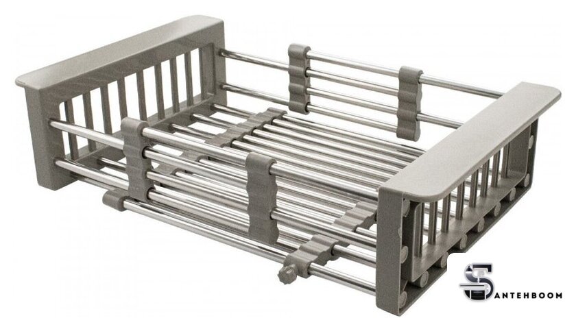 Кухонная мойка Schtoff Best Premium Silver 5550 + коландер KR-1 GREY + дозатор SD-1 SILVER - Изображение №3 — Интернет-магазин santehboom.by