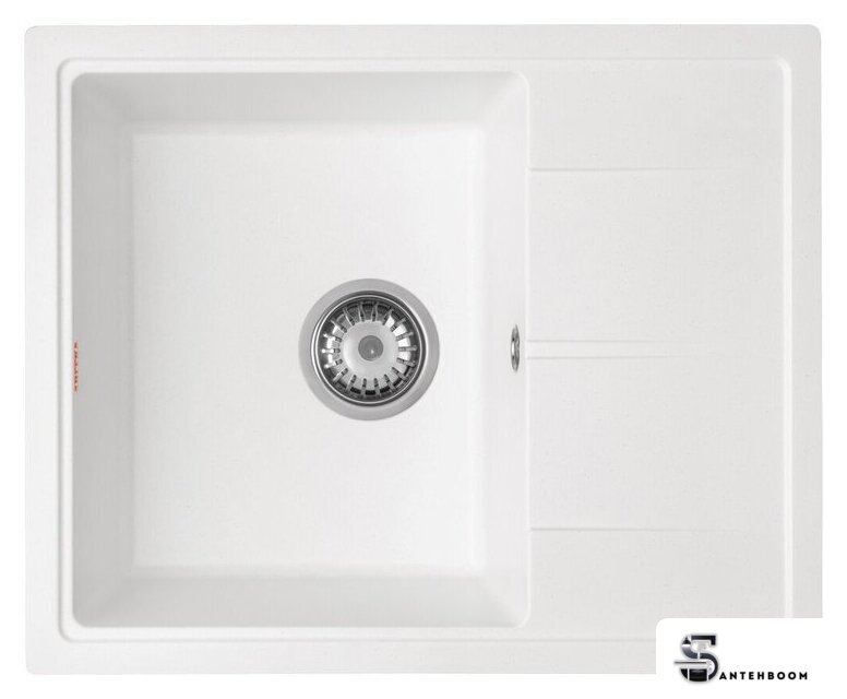 Кухонная мойка ARFEKA Alexia 58 Silken White - Изображение №2 — Интернет-магазин santehboom.by