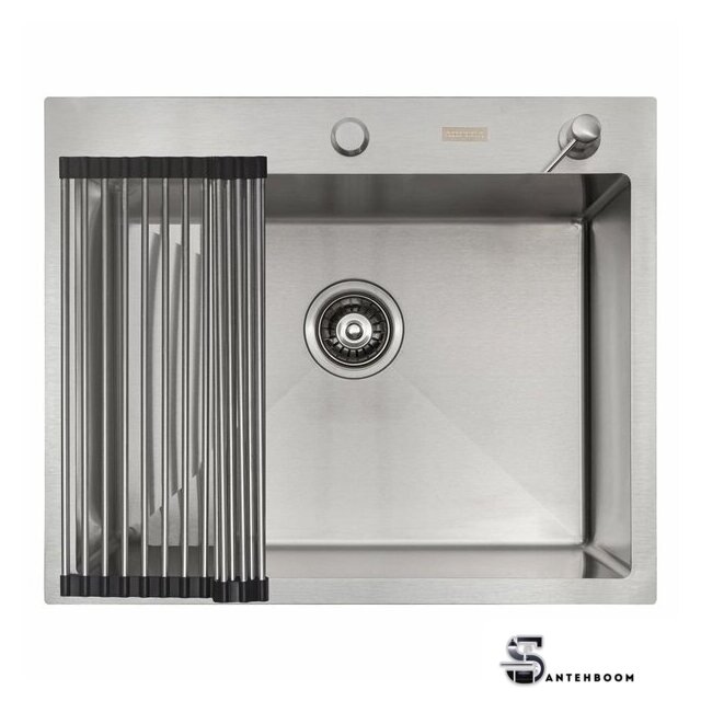 Кухонная мойка ARFEKA ECO AR мойка 600*500, роллер-мат, дозатор SATIN - Изображение №2 — Интернет-магазин santehboom.by