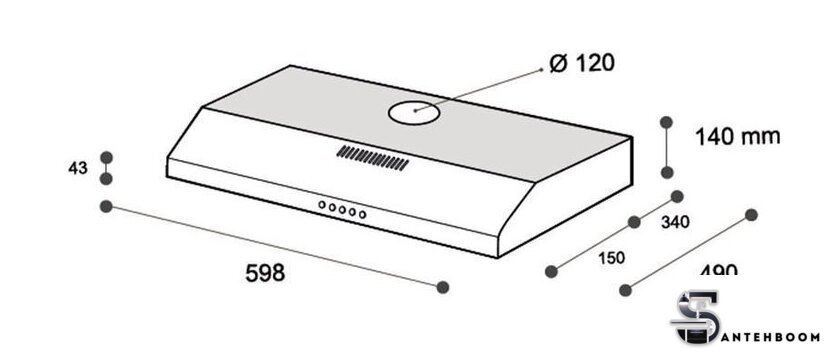 Кухонная вытяжка ZorG Piano 600 60 M (черный) - Изображение №7 — Интернет-магазин santehboom.by