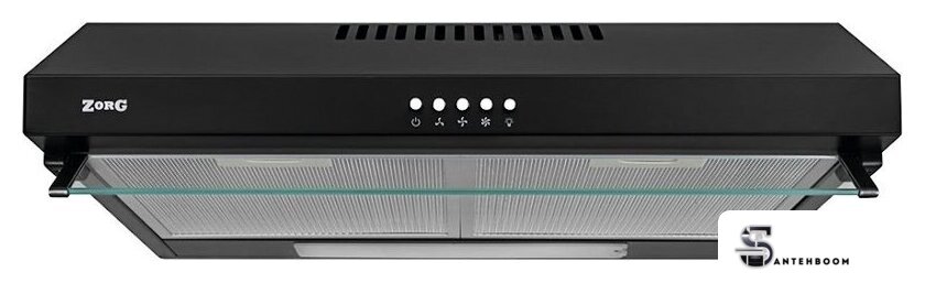 Кухонная вытяжка ZorG Piano 600 60 M (черный) - Изображение №2 — Интернет-магазин santehboom.by