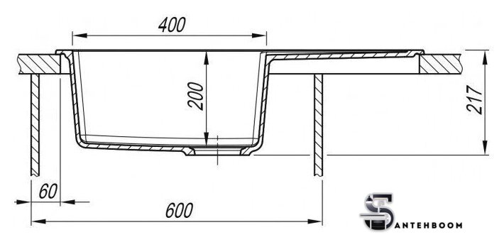 Кухонная мойка ARFEKA ZIA 76 Silken White - Изображение №7 — Интернет-магазин santehboom.by