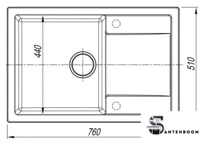 Кухонная мойка ARFEKA ZIA 76 Silken White - Изображение №6 — Интернет-магазин santehboom.by