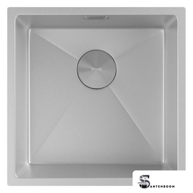 Кухонная мойка ZorG Zerox 44 U / IF Zurinox Steel - Изображение №3 — Интернет-магазин santehboom.by