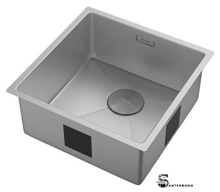 Кухонная мойка ZorG Zerox 44 U / IF Zurinox Steel - Изображение №2 — Интернет-магазин santehboom.by