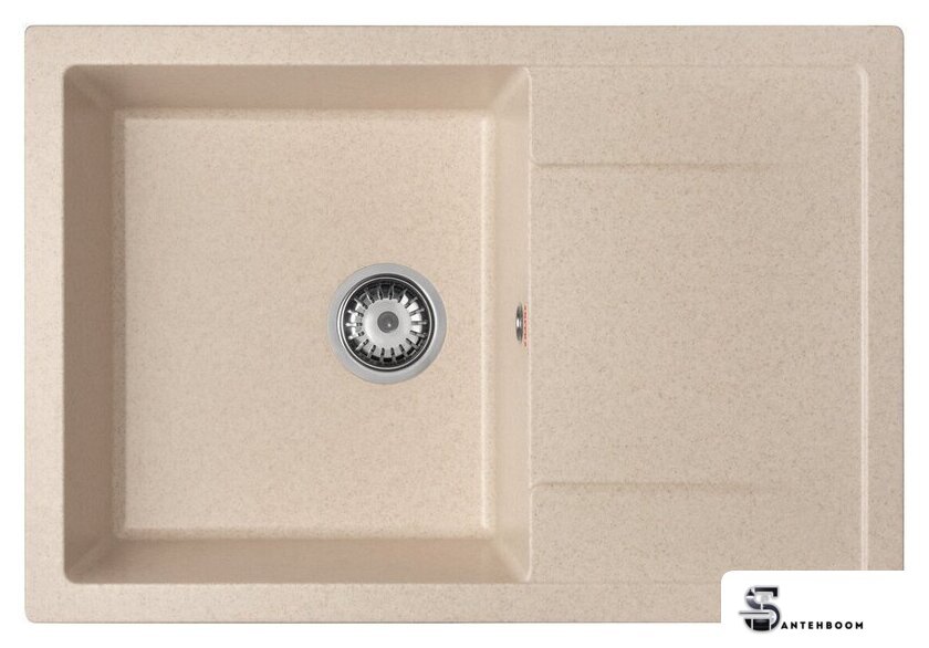 Кухонная мойка ARFEKA ZIA 76 Warm Beige - Изображение №2 — Интернет-магазин santehboom.by