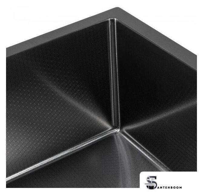 Кухонная мойка Diamond 600*500, коландер, дозатор BLACK DECOR - Изображение №5 — Интернет-магазин santehboom.by
