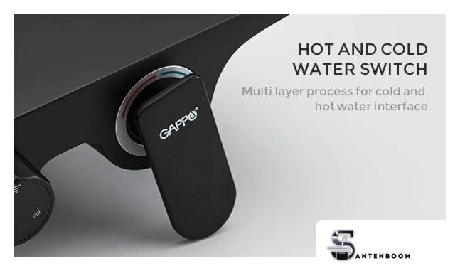 Душевая система  Gappo G2495-5 - Изображение №9 — Интернет-магазин santehboom.by