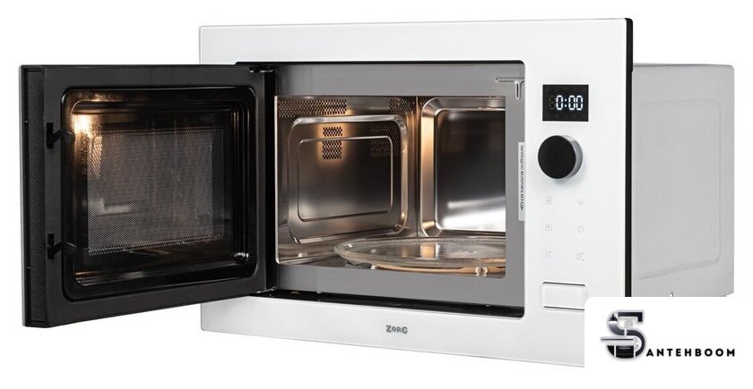 Микроволновая печь ZorG MIO252 S white (белый) - Изображение №3 — Интернет-магазин santehboom.by